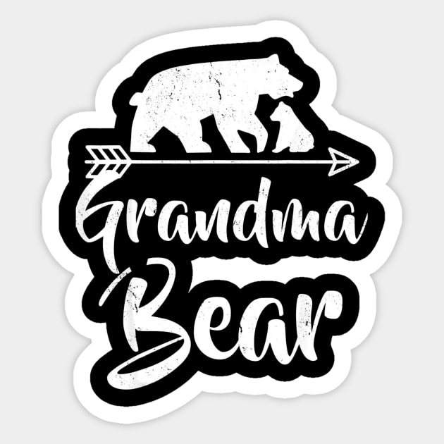 Grandma Bear T Shirt Best Gift Mothers Fathers Day Sticker by schaefersialice